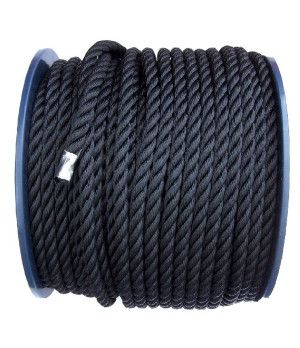 Polyester Superior Negro 20mm. (85 m) POL1210041720 nautico
