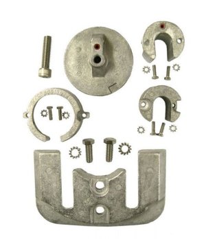 ALUMINIUM ANODE KITSKit anodos aluminio para colas Bravo I
Referencia Mercruiser 888758Q01