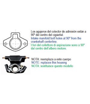 THERMOSTAT HOUSINGReferencias Mercruiser 87290A23 16413A3 16413A9