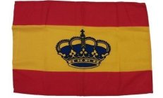 BANDERA ESPAÑOLA  30x45 c/CORONA