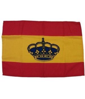 BANDERA ESPAÑOLA  30x45 c/CORONA