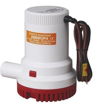 BOMBA SUMERGIBLE 2000GPH 12V