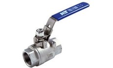 VALVULA BOLA 1-1/2" INOX.