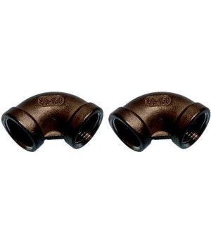CODO 90º H-H  INOX 3/8"  (Pack 2)