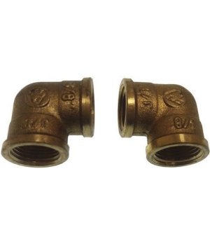 Codo Laton H/h 3/8" (pack de 2) GS30160 nautico