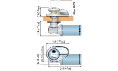 MOLINETE VERTICAL 500W 12V 6 mm S/C