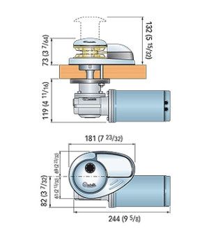 MOLINETE VERTICAL 500W 12V 6 mm S/C