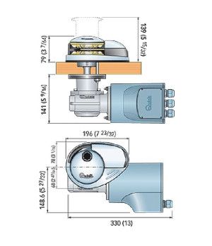 MOLINETE VERTICAL 700W 12V 6 mm C/C