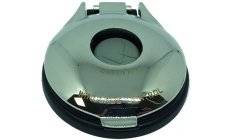 INTERRUPTOR DE PIE INOX NEGRO