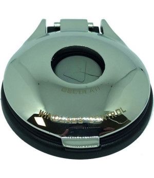 INTERRUPTOR DE PIE INOX NEGRO