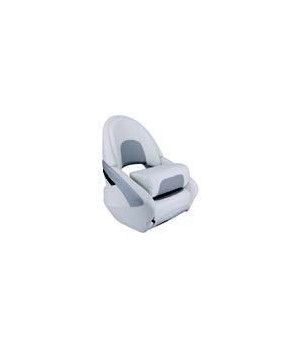 ASIENTO PIEL BLANCO/GRIS