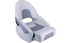 ASIENTO PIEL BLANCO/GRIS