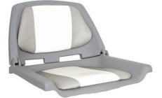 ASIENTO PLEGABLE FISHERMAN GRIS/BLANCO