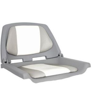 ASIENTO PLEGABLE FISHERMAN GRIS/BLANCO