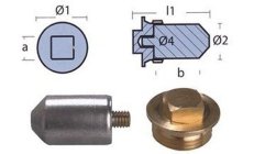 ANODO REFRIG. VOLVO C/TAPON