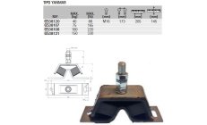 SOPORTE ELASTICO "V" 150 Kgs.