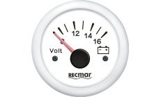 VOLTIMETRO 8-16V BLANCO