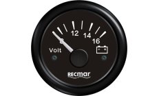 VOLTIMETRO 8-16V NEGRO