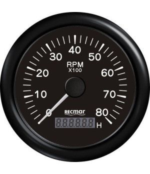 Cuentavueltas 1.0/10.0 - 0/8000 rpm Negr KY07206 nautico