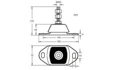 SILENTBLOCK  16mm  160 kgs