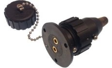 ENCHUFE NYLON  3 Amp. 3 Polos