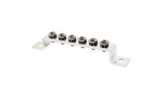 BUSBAR 6 POS GROUNDINGConector para masa. Barra de cobre estañado.