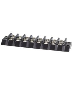 TERMINAL BLOCK, IND 8 CIR 65ABase de nylon. Barra de cobre estañado.