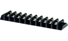 TERMINAL BLOCK, IND 10 CIR 65ABase de nylon. Barra de cobre estañado.