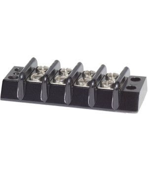 TERMINAL BLOCK. IND 4 CIR 30ABase de nylon. Barra de cobre estañado.