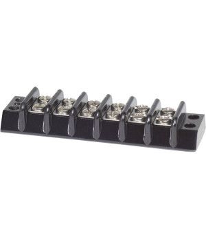 TERMINAL BLOCK. IND 6 CIR 30ABase de nylon. Barra de cobre estañado.