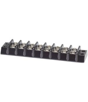 TERMINAL BLOCK. IND 8 CIR 30ABase de nylon. Barra de cobre estañado.