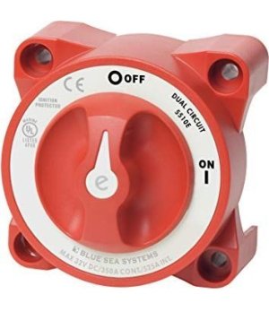 BATTERY SELECTOR SWITCH DUAL CIRCUITConecta ambas lineas, positivo y negativo simultaneamente de acuerdo con los requerimientos 