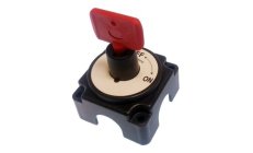STACCABATTERIA CHIAVE EXT.Interruptor de circuito principal. Cuerpo de policarbonato marino y contactos de metal no corrosivo.