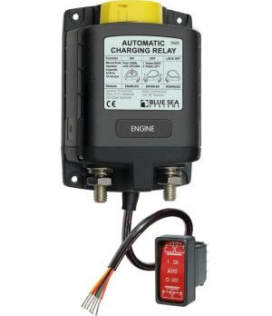 RELE AUTO DE CARGA 12V CON CTRL MANUALPara uso como interruptor de batería a distancia para motores, bancos de baterías  de emer