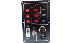 Panel 3 Interruptores + Tester + Encendedor GS11189 nautico