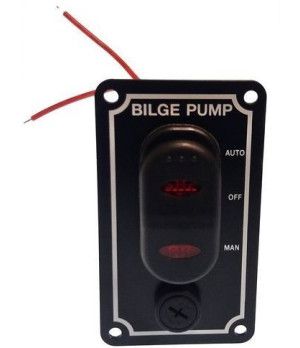 Panel Interruptor Achique Vertical 15A GS11188 nautico