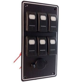 PANEL 3+3 INTERRUPTORES