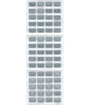 ETIQUETAS PANEL FONDO GRIS