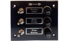 PANEL 3 INTERRUPTORES15A 12V