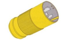 ENCHUFE MACHO  63A  220V.