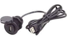 CARGADOR USB 12V c/EXT. CABLE