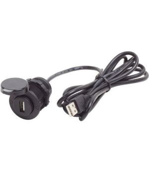 CARGADOR USB 12V c/EXT. CABLE