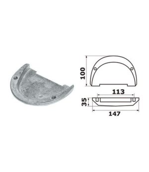 ANODO ALUMINIO VOLVO SX