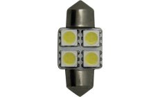 GLÜHBIRNE FESTOON 4 LED 1,2W 10/30V