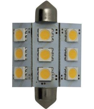 GLÜHBIRNE FESTOON 9LED 2W 10/30V