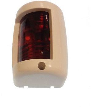Luz Posicion Roja 57mm Blanco GS10037 nautico
