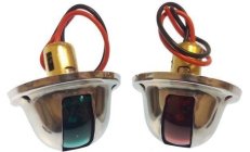 PAR LUCES NAV. VERT.RED.INOX.