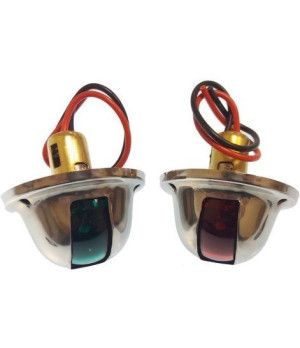 PAR LUCES NAV. VERT.RED.INOX.