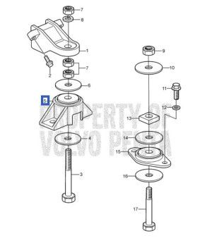 SOPORTE MOTOR VOLVO 3853805