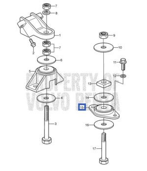 SOPORTE MOTOR VOLVO 3853806